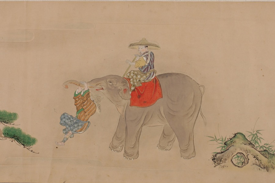 幕府將軍請簽收！1728年的大象快遞