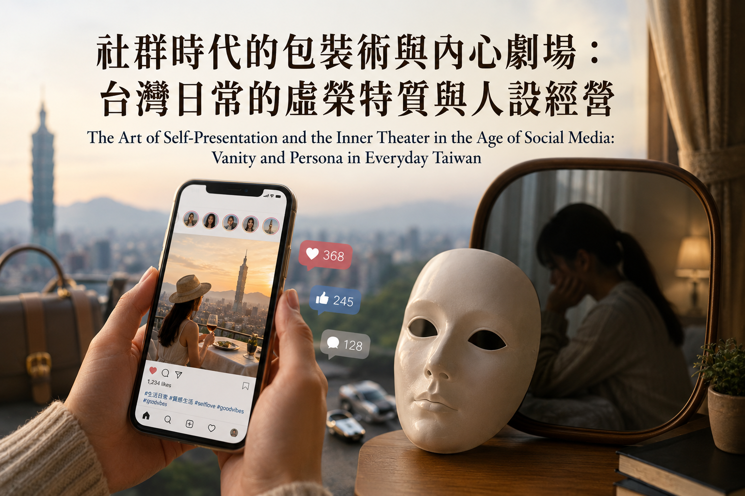 社群時代的包裝術與內心劇場：台灣日常的虛榮特質與人設經營