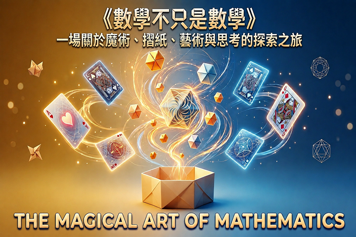 《數學不只是數學》 一場關於魔術、摺紙、藝術與思考的探索之旅