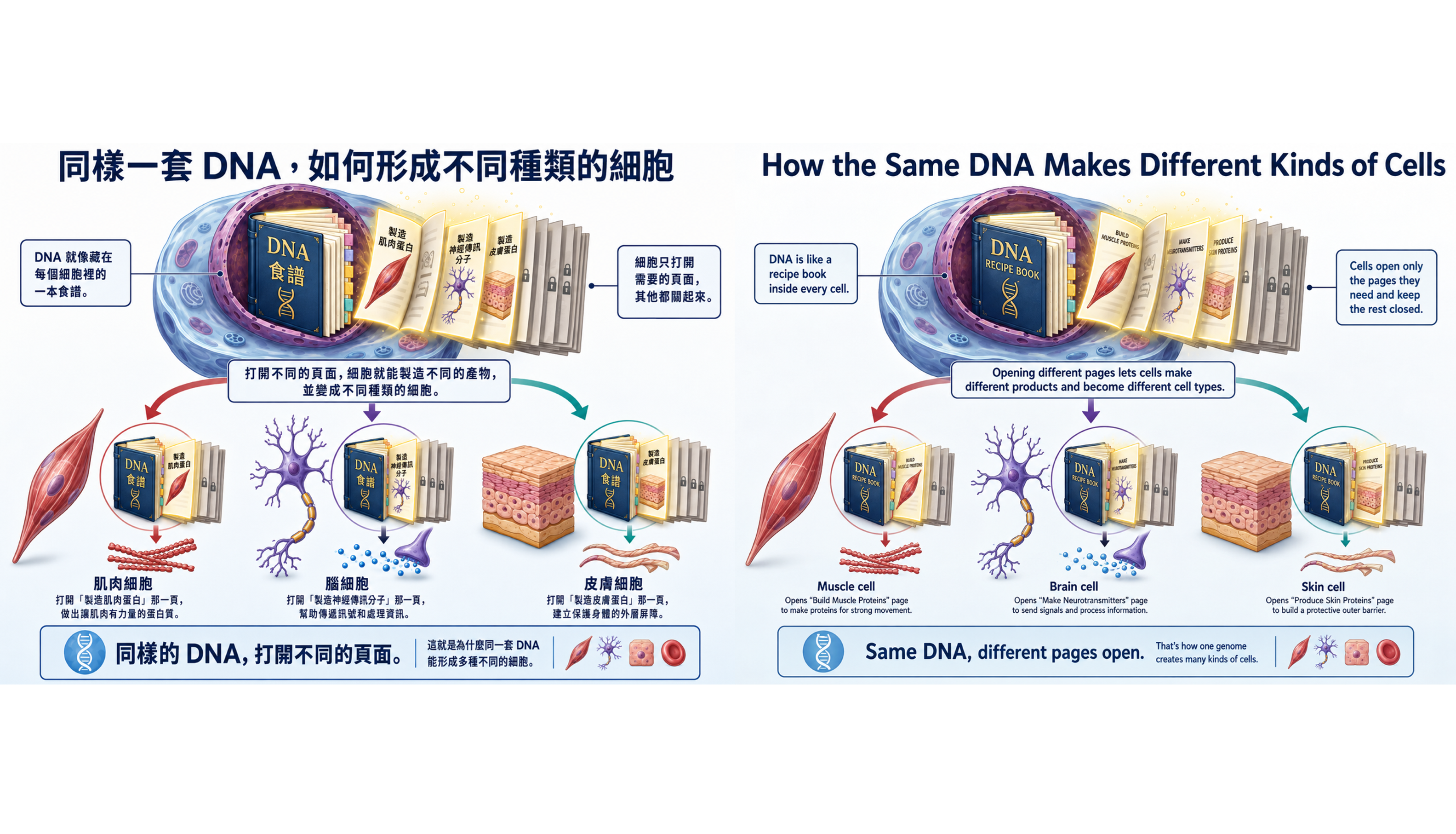 DNA 的秘密開關：細胞如何決定哪些基因要啟動