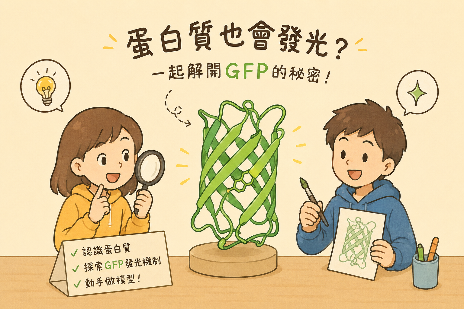 蛋白質也會發光？一起解開GFP的秘密！